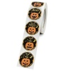 Immagine di Carta Artistica Halloween DIY Decorazione Di Scrapbook Adesivi Tondo Halloween Zucca 2.5cm Dia, 1 Rotolo ( 500 Pz/Serie)