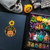 Immagine di Carta Artistica Halloween DIY Decorazione Di Scrapbook Adesivi Tondo Halloween Zucca 2.5cm Dia, 1 Rotolo ( 500 Pz/Serie)