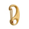 Picture of Zinc Based Alloy Lobster Clasp Findings Gold Plated 16mm x 8mm, 10 PCs