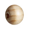 檜木材 ナチュラル ビーズ 円形 約 8mm直径、 穴：約 2.3mm、 300 個 の画像