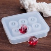 Picture of Silicone Resin Mold Rectangle White 72mm(2 7/8") x 59mm(2 3/8"), 1 Piece