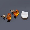 Picture of Silicone Resin Mold For Jewelry Making Cat Animal White 10mm x9mm( 3/8" x 3/8"), 5 PCs