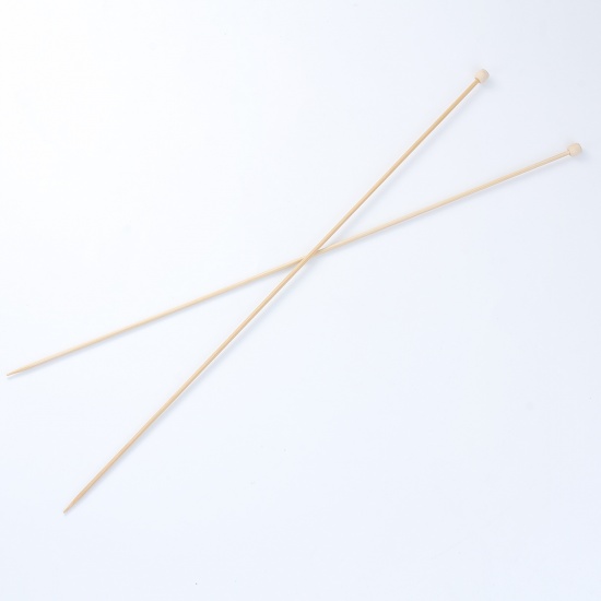 Picture of 2.5mm Bamboo Single Pointed Knitting Needles Natural 34cm(13 3/8") long, 1 Piece