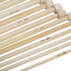 Immagine di 10mm-3mm Bambù SP Gancio di Crochet Naturale Misto 1 Serie 25.5cm(10") - 25cm (9 7/8") lunghezza ( 12 PCs/Set)