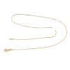 Picture of 304 Stainless Steel Snake Chain Necklace Gold Plated 45cm(17 6/8") long, Chain Size: 0.9mm, 1 Piece