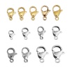 Immagine di 304 Acciaio Inossidabile Fibbia Aragosta Tono Argento 15mm x 9mm, 200 Pz