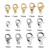 Immagine di 304 Acciaio Inossidabile Fibbia Aragosta Tono Argento 15mm x 9mm, 200 Pz