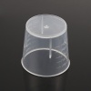 Picture of 30ml Plastic Measuring Cup For Slime Cylinder Transparent Clear 3.8cm(1 4/8") x 3.6cm(1 3/8"), 2 PCs