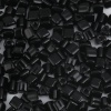 チェコ輸入 ガラス トライアングルシード ビーズ 黒 丸穴 約 5mm x 4mm、 穴: 約 1.2mm、 20 グラム (約 7 個/グラム) の画像