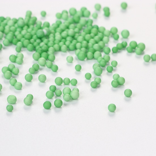 Picture of Foam DIY Tools For Slime Ball Green 3.5mm( 1/8") - 2.5mm( 1/8"), 1 Packet (Approx 15000-20000PCs/Packet)