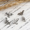 Picture of Zinc Based Alloy 3D Spacer Beads Bird Animal Antique Silver 18mm x 14mm, Hole: Approx 1.3mm, 30 PCs