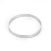 Picture of Copper Bangles Bracelets Round Silver Tone 22cm(8 5/8") long, 2 PCs