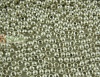Image de Perle en Alliage Perles de Rocailles Balle Argenté 3mm Dia, Taille de Trou: 1.1mm, 1000 PCs