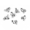 Picture of Zinc Based Alloy Spacer Beads Flamingo Antique Silver 12mm x 8mm, Hole: Approx 1.4mm, 100 PCs