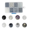Picture of Glass Seed Beads Round Rocailles Mixed About 5mm Dia. - 4mm Dia., Hole: Approx 1.4mm - 1mm, 1 Box (Approx 1900 PCs/Box)