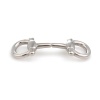 Picture of 316 Stainless Steel Casting Connectors Silver Tone 4.3cm x 1.6cm, 1 Piece