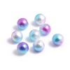 Immagine di Acrilato Perline Tondo Multicolore Circa 6mm Dia, Foro: Circa 1.6mm, 1000 Pz