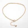 Picture of 304 Stainless Steel Anklet Gold Plated 22.8cm(9") long, 1 Piece