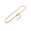 Picture of 304 Stainless Steel Anklet Gold Plated 22.8cm(9") long, 1 Piece