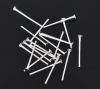 Picture of Alloy Head Pins Silver Plated 18mm( 6/8") long, 0.7mm (21 gauge), 800 PCs