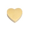Immagine di 304 Acciaio Inossidabile Perline Cuore Oro Placcato 12mm x 11mm, Buco: Circa 1.8mm, 2 Pz