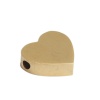 Immagine di 304 Acciaio Inossidabile Perline Cuore Oro Placcato 12mm x 11mm, Buco: Circa 1.8mm, 2 Pz