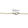 Bild von Eisenlegierung Gliederkette Kette Halskette Bronzefarbe 66cm lang, Kettegröße: 3x2.3mm, 1 Set ( 12 Stück/Set)