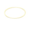 Picture of 304 Stainless Steel Frame Connectors Oval Gold Plated Hollow 26mm x 15mm, 10 PCs
