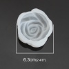 Bild von Silikon Gießform Blumen Weiß 6.5cm x 6.3cm, 1 Stück