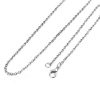 Bild von Eisenlegierung Gliederkette Kette Halskette Antiksilber 62cm lang, 1 Packung ( 12 Stück/Packung)