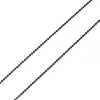 Bild von Eisenlegierung Kugelkette Kette Halskette Schwarz 70cm lang, 1 Packung ( 10 Stück/Packung)