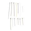 Bild von Iron Based Alloy Eye Eye Pins Gold Plated 6cm(2 3/8") long, 0.7mm, 400 PCs