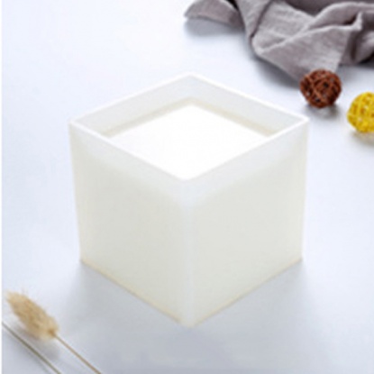 Picture of Silicone Resin Mold For Jewelry Making Square White 1 Piece