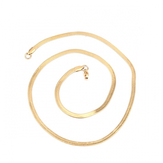 Imagen de Stainless Steel Necklace Gold Plated 50.2cm(19 6/8") long, 1 Piece