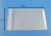 プラスチック製 接着ポリ袋 長方形 透明 (使用可能なスペース：8x5cm) 10cm x 5cm 80 個 の画像