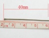 Picture of Alloy Head Pins Antique Bronze 4cm(1 5/8") long, 0.8mm (20 gauge), 400 PCs