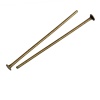 Bild von Bronzefarbe Nietstifte Kettelstifte 30x0.8mm.Verkauft eine Packung mit 500