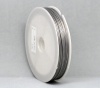 Immagine di Acciaio Inossidabile Filo per PerlineFilo, Corda Argento Antico 0.8mm Dia, 1 Rotolo(15M)