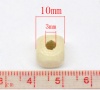 Picture of Nature Color Cube Wood Spacer Beads 10x10mm, sold per packet of 200