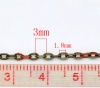 Imagen de Link Cable Cadena Aleación Tono Bronce 3x2mm 10M