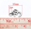 Imagen de Colgantes Aleación del Metal Del Zinc de Irregular,Mensaje Plata Antigua Rhinestone Carved 16.0mm x 11.0mm, 100 Unidades