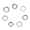 Picture of 304 Stainless Steel Opened Jump Rings Findings Round Silver Tone 8mm( 3/8") Dia, 200 PCs