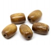 Picture of Wood Spacer Beads Cylinder Light Coffee About 12mm x 8mm, Hole: Approx 2.7mm, 300 PCs