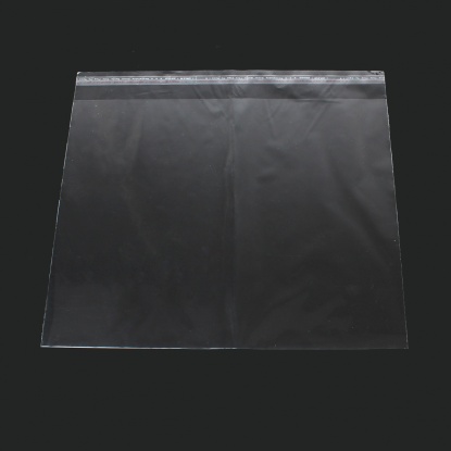 Picture of Plastic Self-Seal Bags Transparent (Useable Space:26cmx21cm) Transparent 26cm x24cm(10 2/8" x9 4/8"), 50 PCs