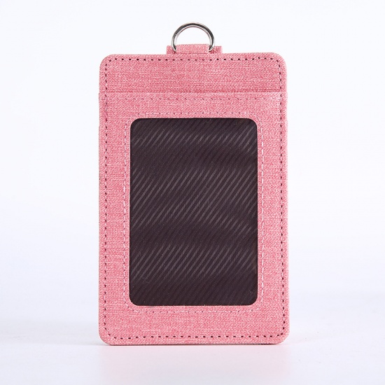 ポリウレタン カードホルダー ピンク 11cm x 7.2cm、 1 個 の画像