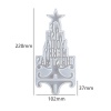 Bild von Silikon Gießform Weihnachten Weihnachtsbaum Weiß 22cm x 10.2cm, 1 Stück
