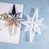 Picture of Silicone Christmas Resin Mold For Jewelry Making Star White 23.5cm x 17.7cm, 1 Piece