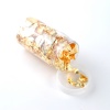 Picture of ( 200ml ) Tin Foil Resin Jewelry Craft Filling Material Golden 10cm x 5.5cm, 1 Piece