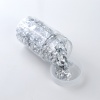 Picture of ( 200ml ) Tin Foil Resin Jewelry Craft Filling Material Silver Color 10cm x 5.5cm, 1 Piece