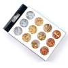 Picture of Tin Foil Resin Jewelry Craft Filling Material Mixed Color 13.5cm x 8.5cm, 1 Box ( 12 PCs/Box)